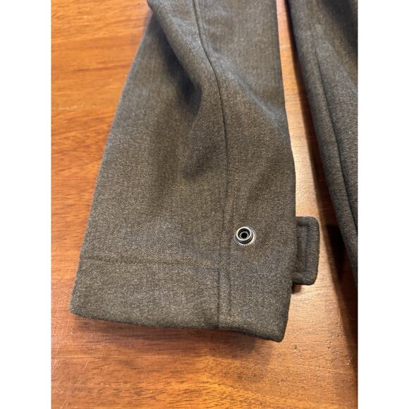 Medium Prana Elkton Jacket Hooded Winter Double Breasted Pea Coat Green - Picture 9 of 12